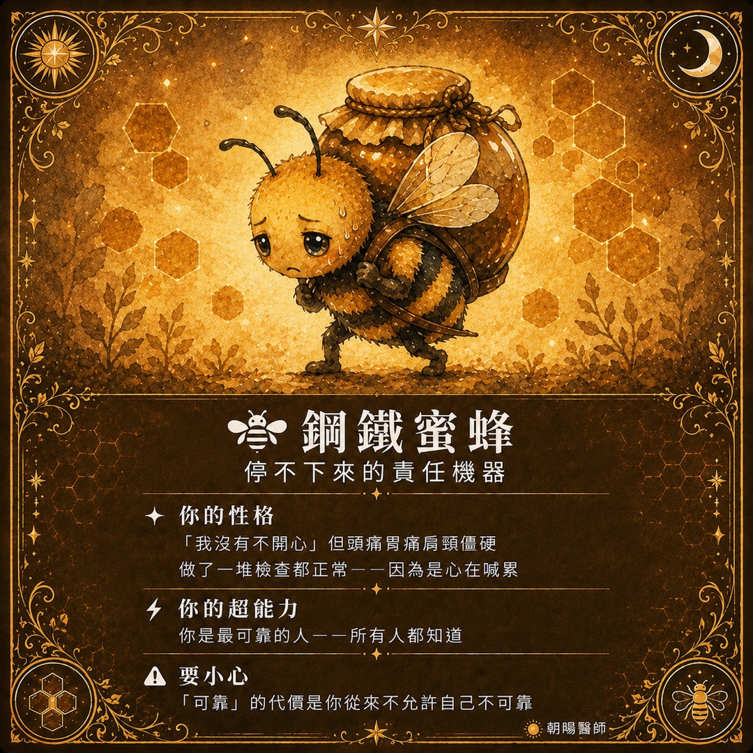 鋼鐵蜜蜂｜停不下來的責任機器