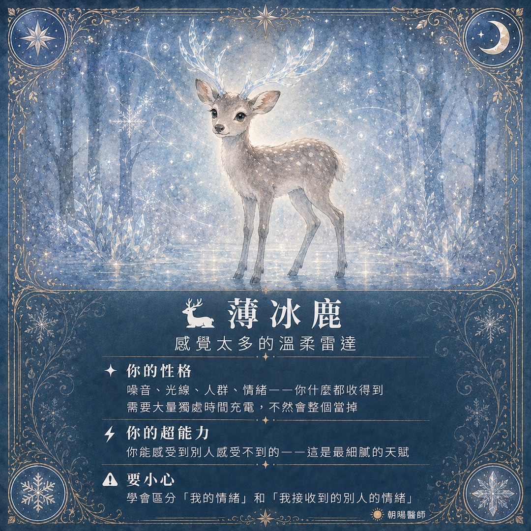 薄冰鹿｜感覺太多的溫柔雷達